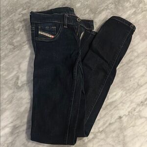 Diesel Blue Skinny Jeans with Stretch Fit